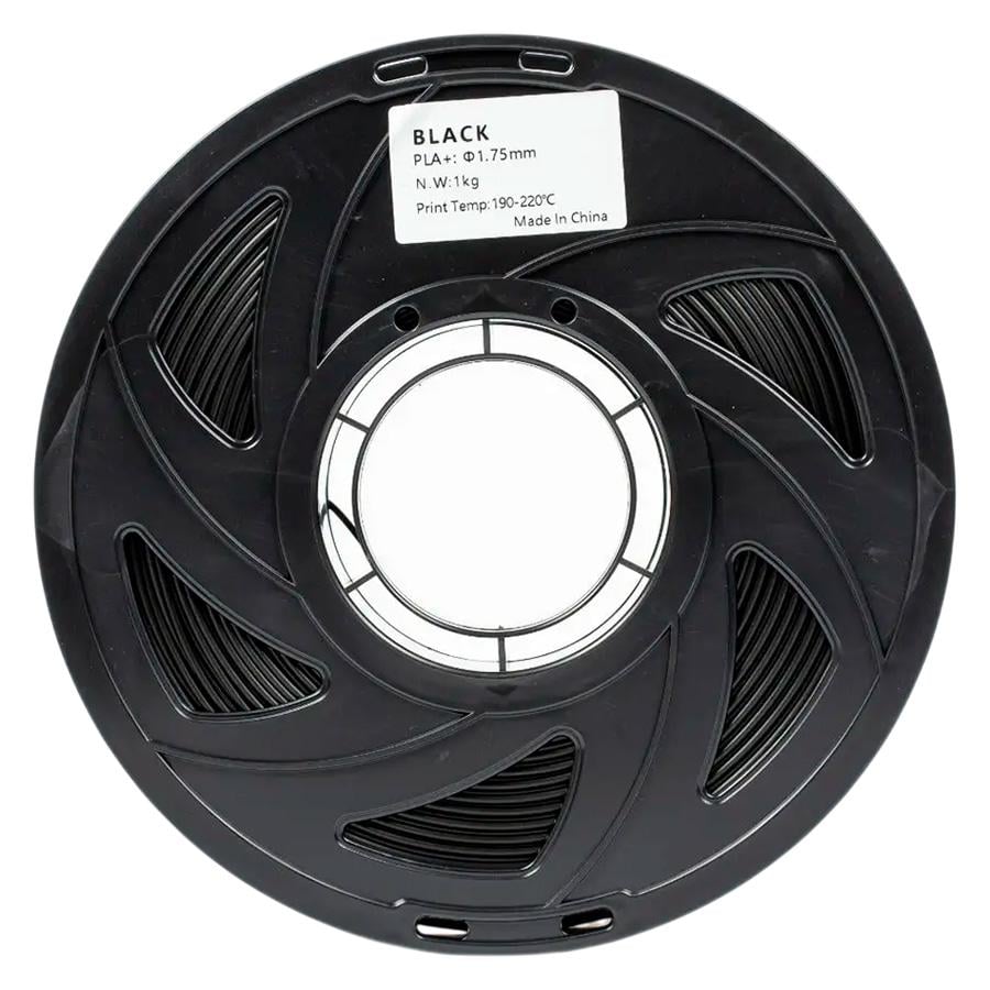 Пластик для 3D-принтера PLA PLUS 1,75 мм 1 кг Black (UA3D329-Black) Пластик для 3D-принтера PLA PLUS 1,75 мм 1 кг Black (UA3D329-Black)