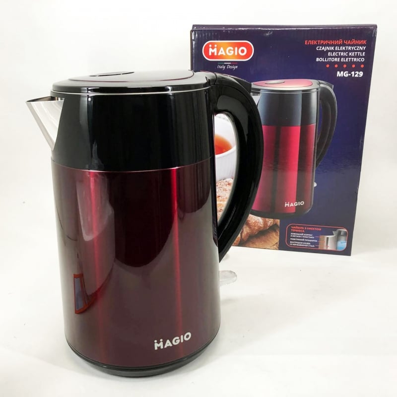 Електрочайник Magio MG-129 1,8 л 1850W (26202697) - фото 12