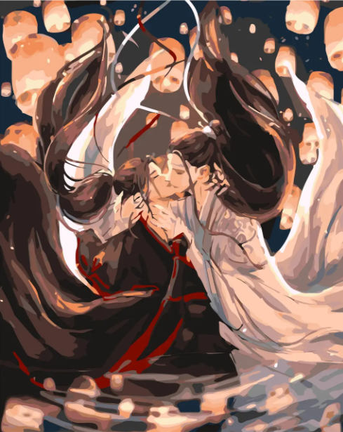 Картина за номерами Орігамі Магістр диявольського культу 40х50 см (LW3119)