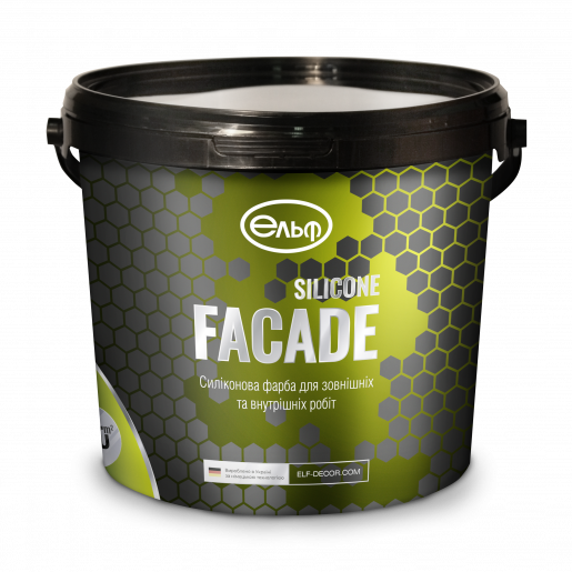 Краска силиконовая фасадная матовая Elf Facade Silicone 3 л (2283829704)