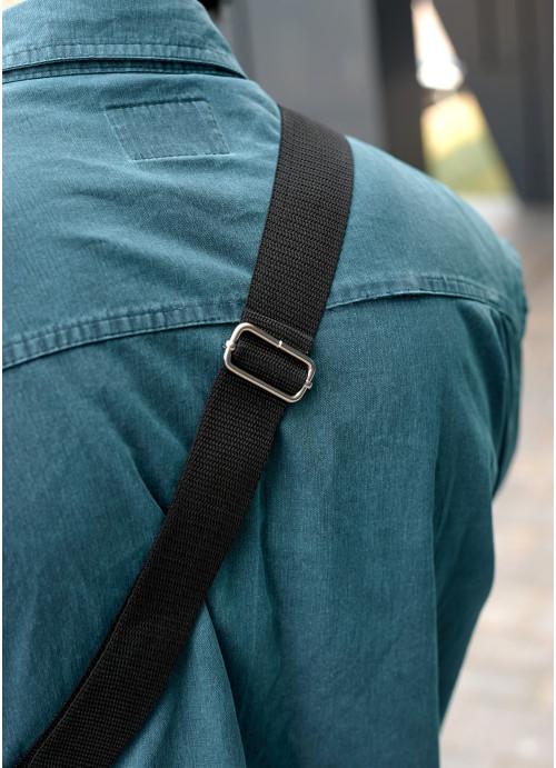 Сумка через плечо мужская Sambag экокожаная водостойкая Графитовый (2618898873) - фото 8