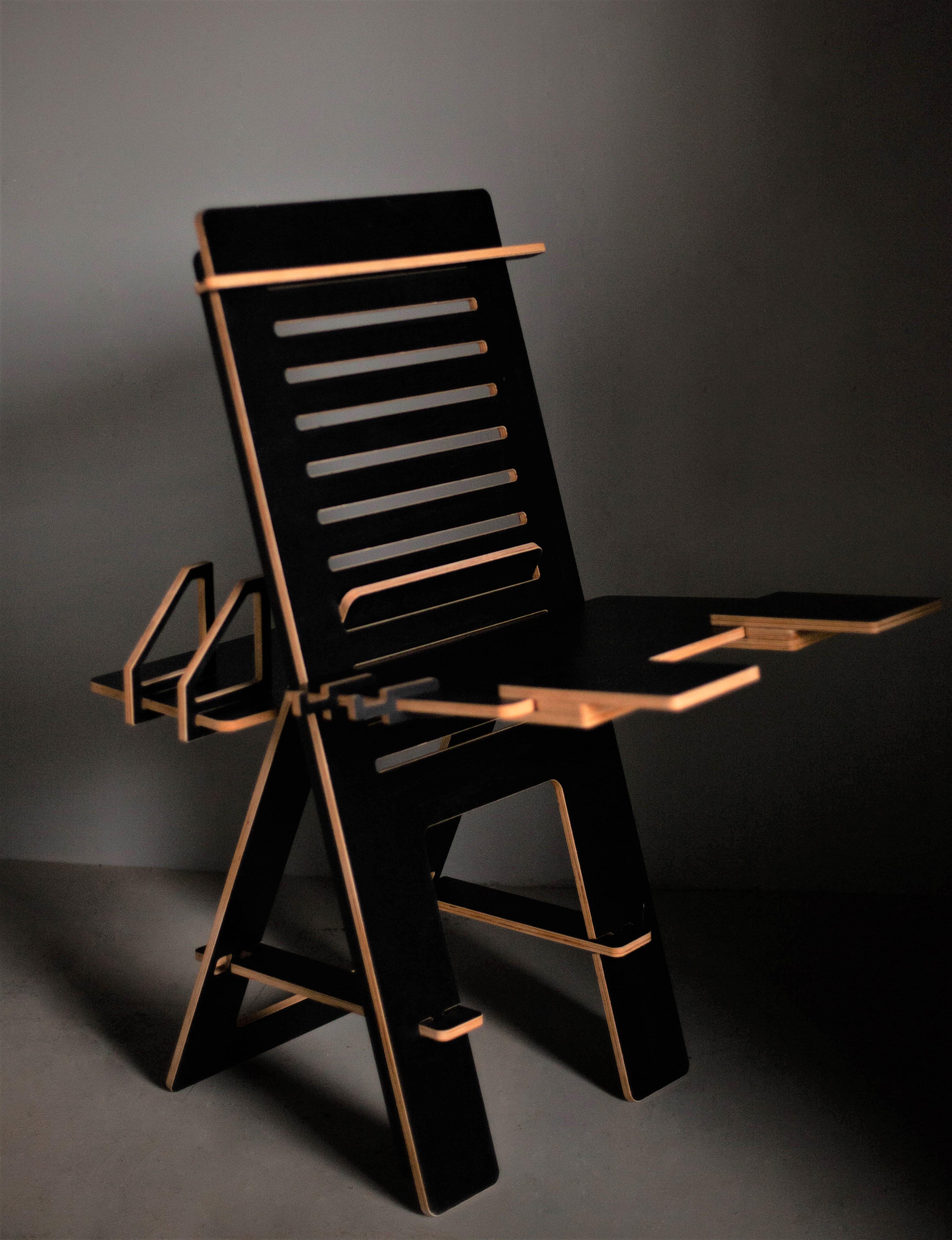 Стол компьютерный трансформер ТО-2 макси Черный