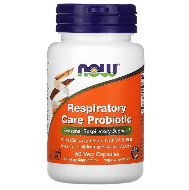 Пробиотик Now Foods Respiratory Care Probiotic 60 капсул