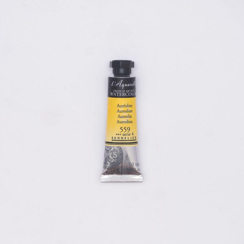 Акварель в тюбиках Sennelier L'Aquarelle S4 10 мл Ауреолин