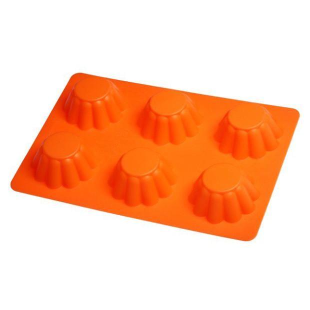 Форма для выпечки кексов Empire-EM9825 силиконовая 255x180x30 мм (iz12684)