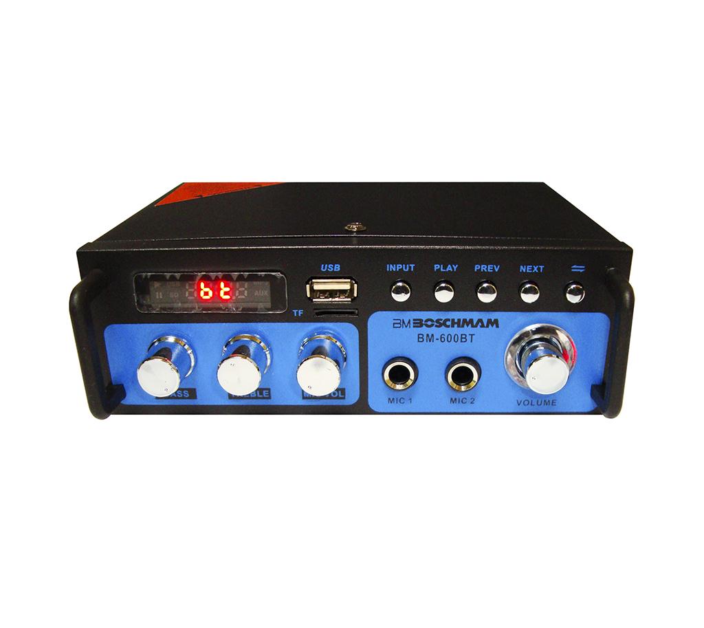 Підсилювач звуку Boschmam BM-600BT USB Bluetooth FM (30760) - фото 2 Підсилювач звуку Boschmam BM-600BT USB Bluetooth FM (30760) - фото 2