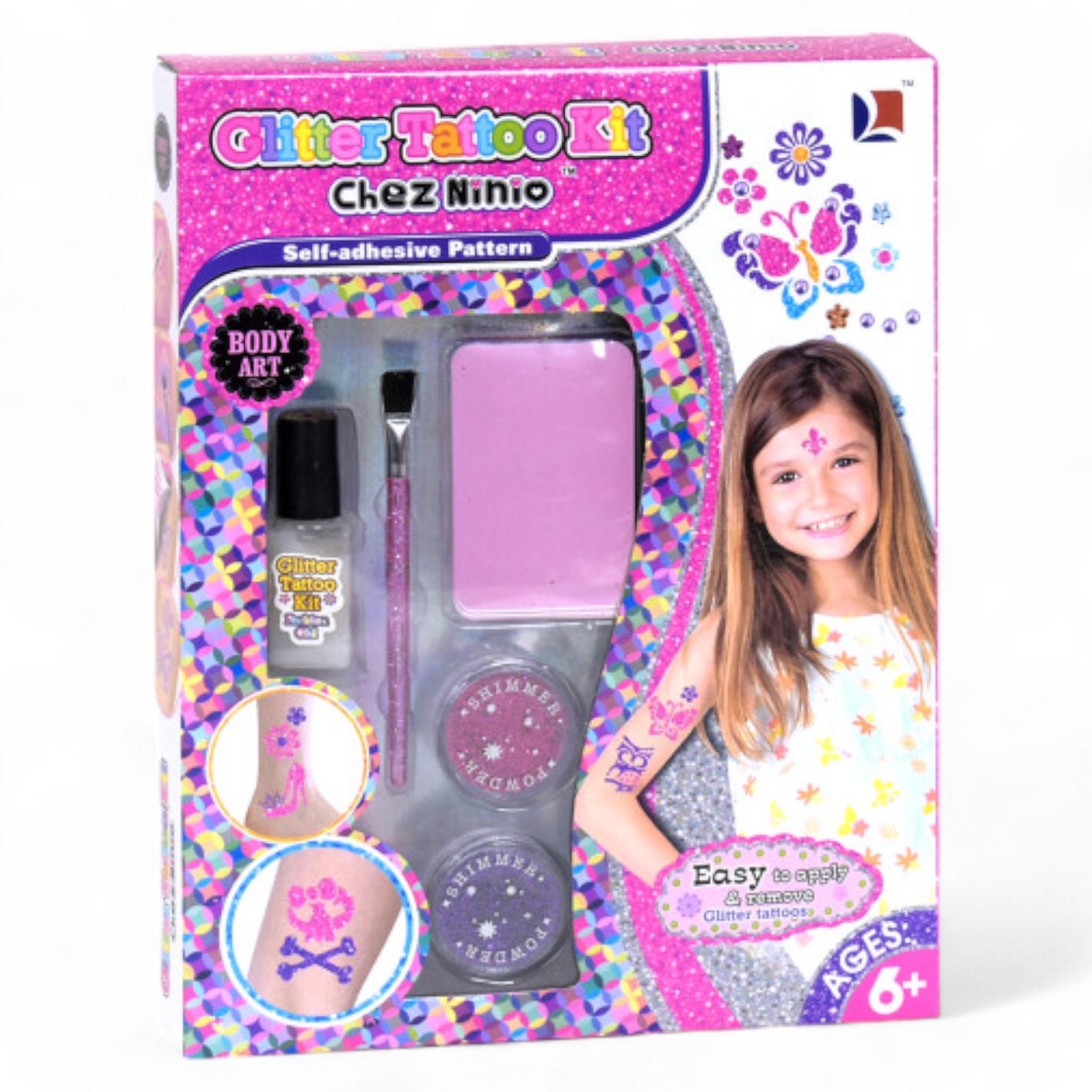 Детский игровой набор Kimi Glitter Tattoo Kit наклейки тату с блестками (G_71102) Детский игровой набор Kimi Glitter Tattoo Kit наклейки тату с блестками (G_71102)