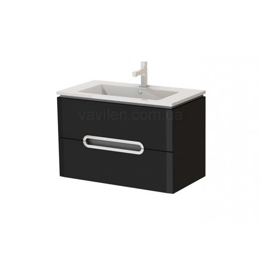 Тумба з умивальником Prato Ювента Pr-85 Чорний (17794)