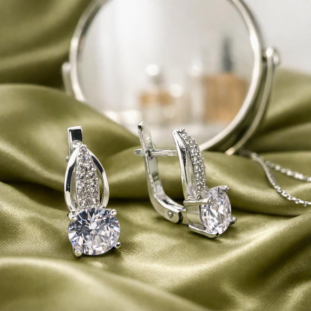 Серьги серебро 925° 3,85 г (22С354)