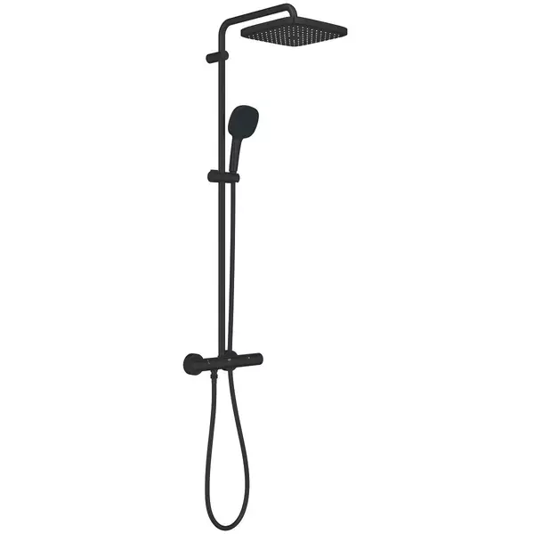 Душевая система Grohe Tempesta System 250 Cube 266892431 с термостатом Черный матовый (35623998)