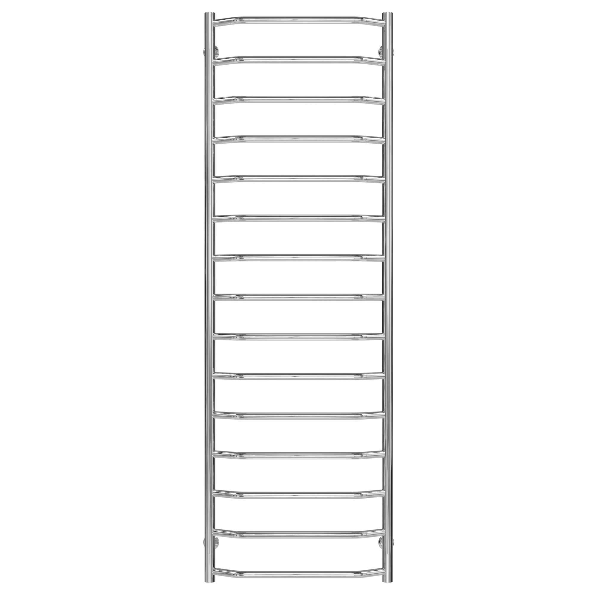 Полотенцесушитель водяной Deffi Трапеция П15 нижнее подключение нержавеющая сталь 500х1600 мм Хром (C.TR.160.50.15.C.A)