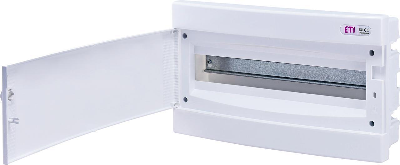 Щит розподільчий внутрішній ETI ECМ 18PO 18-модульний з дверцятами Білий (1101019)