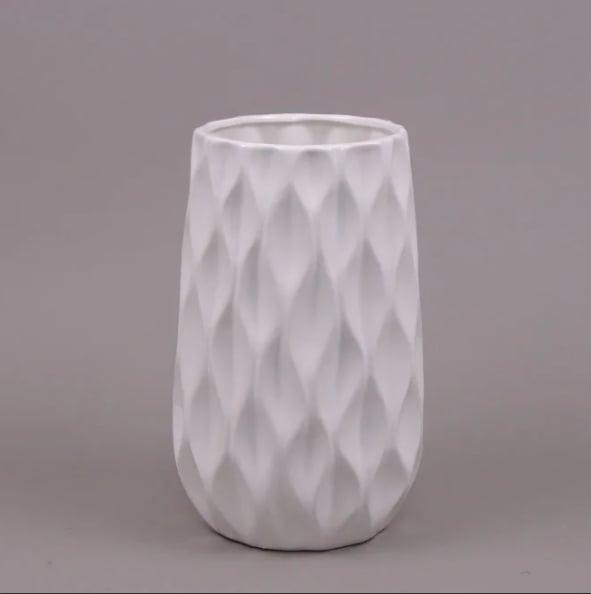 Ваза керамическая Flora Белый (26248)