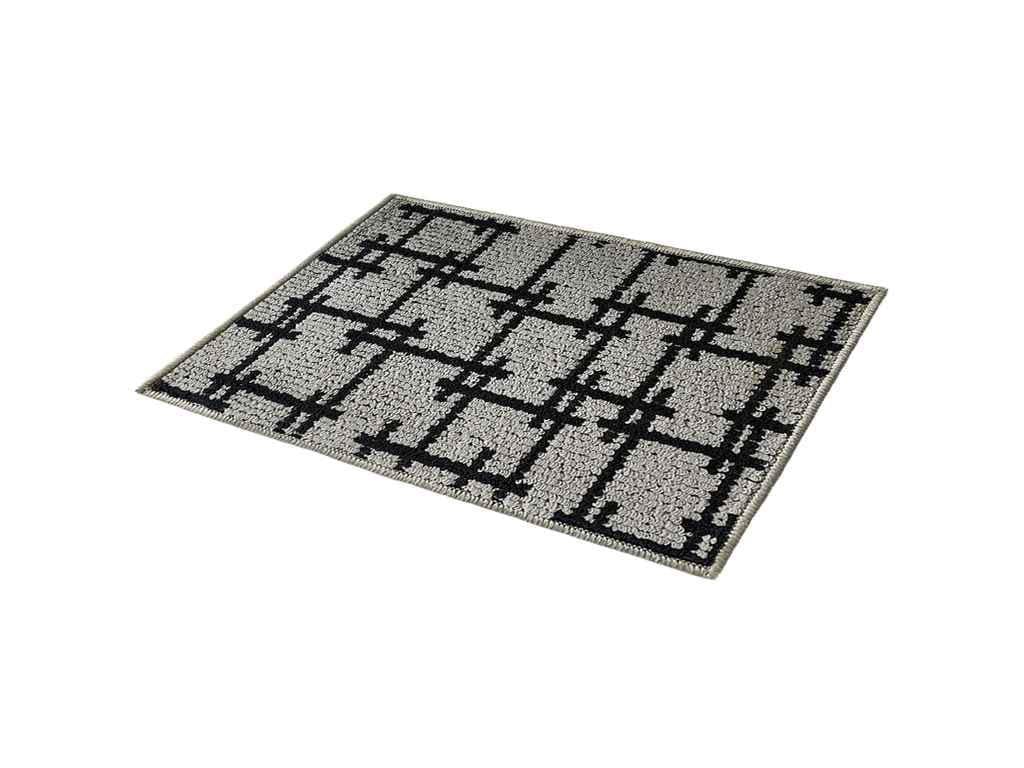 Коврик для ванной комнаты Dariana MINI 40х60 см Серебристый/Черный (934739)