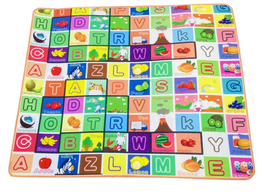 Развивающий коврик детский двусторонний Английский алфавит 6/Зоопарк-3 150x180x1 см (1293114413) - фото 4 Развивающий коврик детский двусторонний Английский алфавит 6/Зоопарк-3 150x180x1 см (1293114413) - фото 4