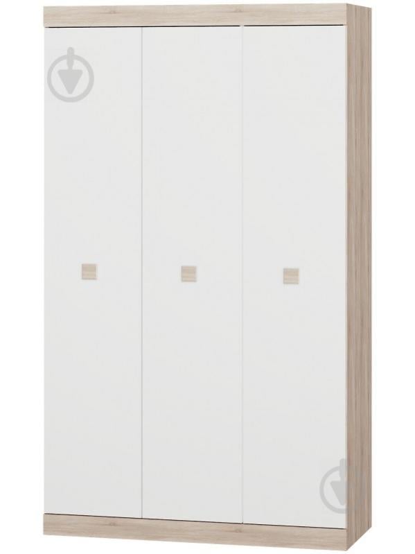 Шкаф 3-х дверный Эверест Соната-1200 сонома + белый