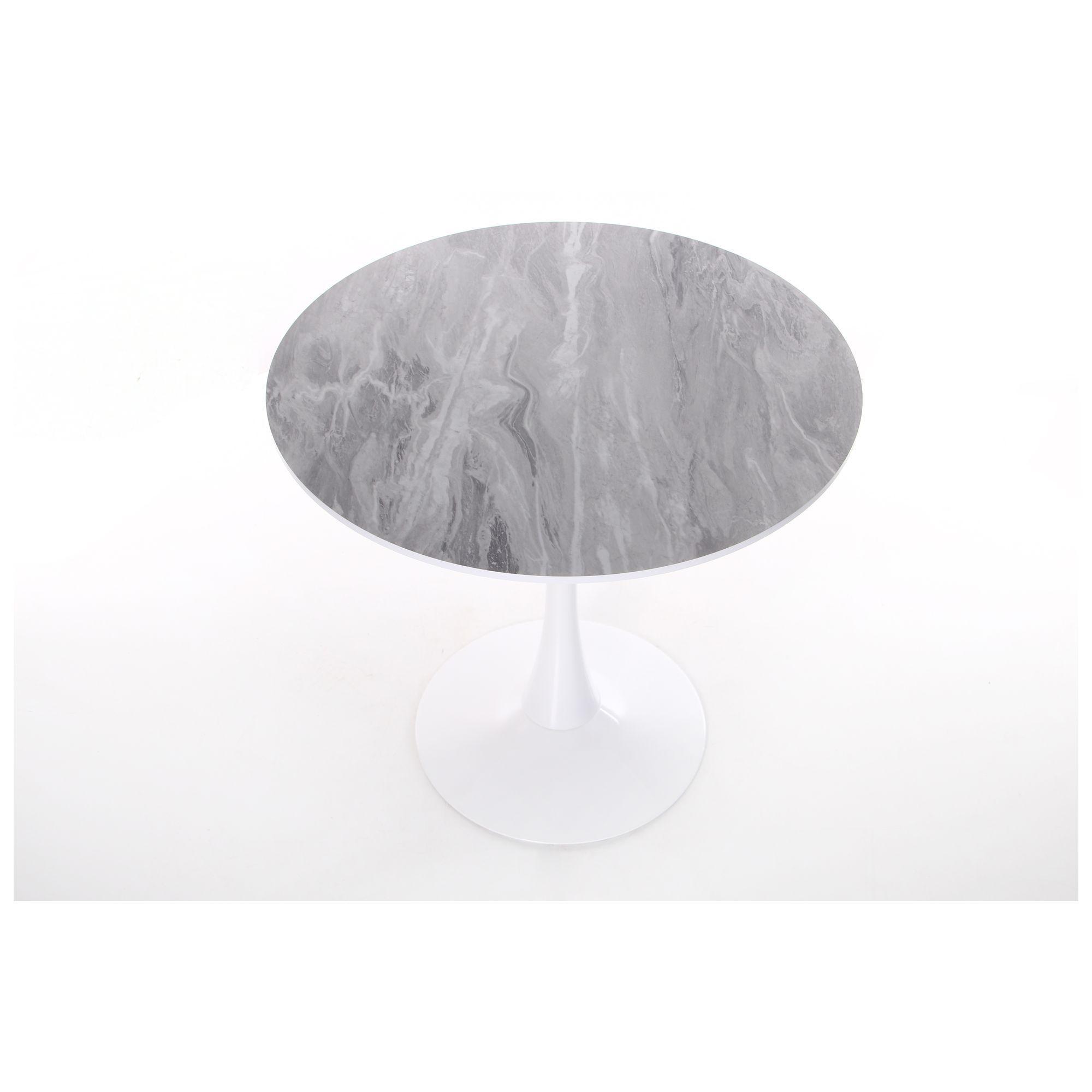 Стіл обідній AMF Allure Marble МДФ Білий мармур (41668) - фото 2 Стіл обідній AMF Allure Marble МДФ Білий мармур (41668) - фото 2