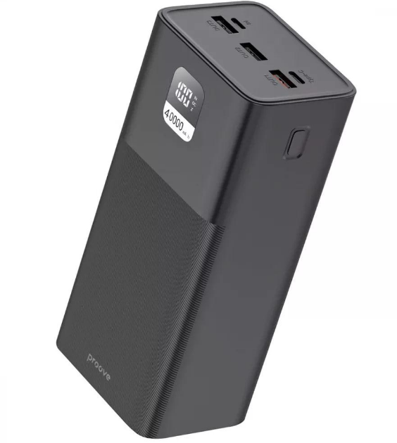 Повербанк для ноутбука Proove Giant 40000 mAh 100W 5 A с быстрой зарядкой Black (000401)