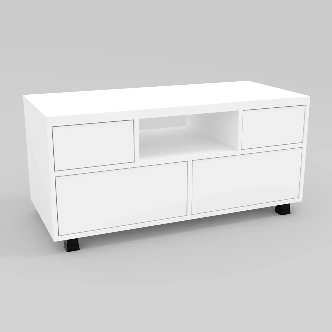Тумба под TV Kontinent №2 100х50х55.6 см Белый (83479501)