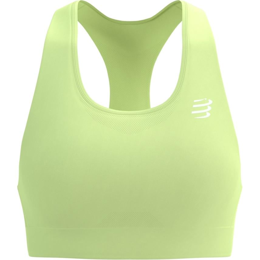 Бра женский Compressport FeelFree Seamless Bra для спорта/йоги M Shadow Lime (AUNW7186037M)