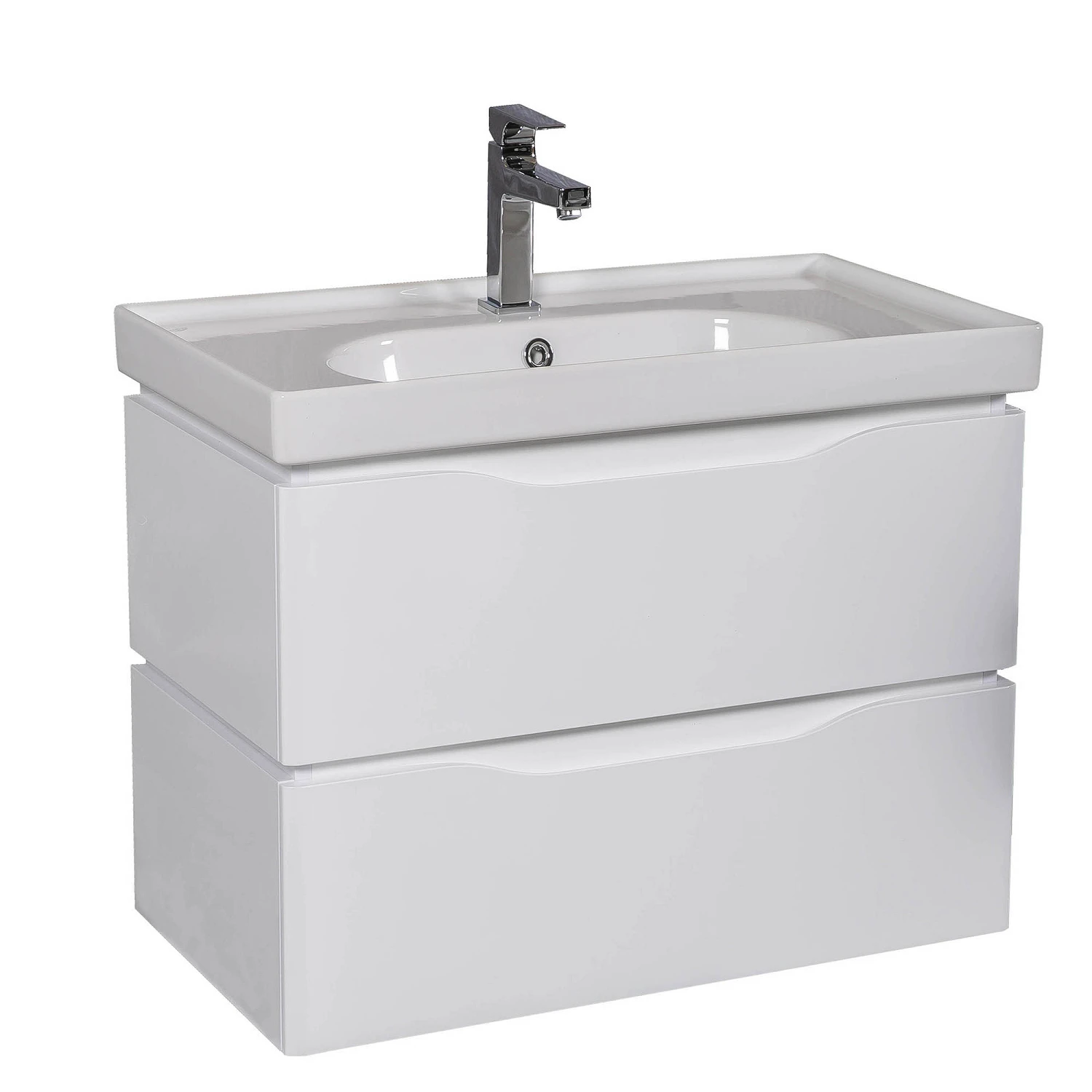 Тумба у ванну Aqua Rodos Венеція 80x45 підвісна c умивальником CeraStyle Arya Білий (АР000045240)