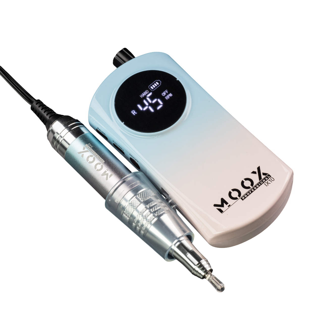 Фрезер Мокс IX10 2000 mAh 35 Вт 45000 об/мин. Gradient Blue Фрезер Мокс IX10 2000 mAh 35 Вт 45000 об/мин. Gradient Blue