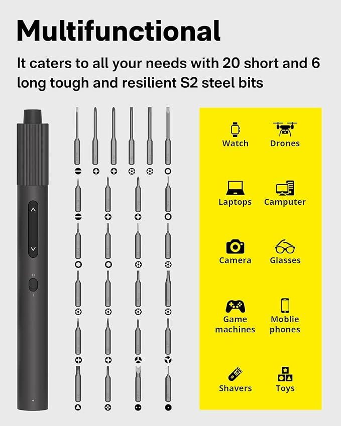 Набор инструментов для ремонта техники HOTO Precision Screwdriver Kit Pro QWLSD012 (000908) - фото 5 Набор инструментов для ремонта техники HOTO Precision Screwdriver Kit Pro QWLSD012 (000908) - фото 5
