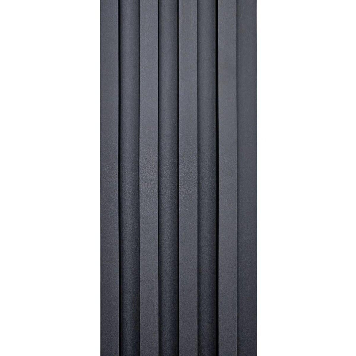 Рельс стеновой Sticker Wall SW-00001861 декоративный 3000х165х23 мм Черный (iz17129)