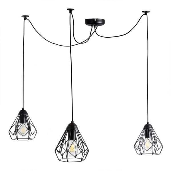 Люстра Atmolight 2095111 Bevel Spider-3 Black