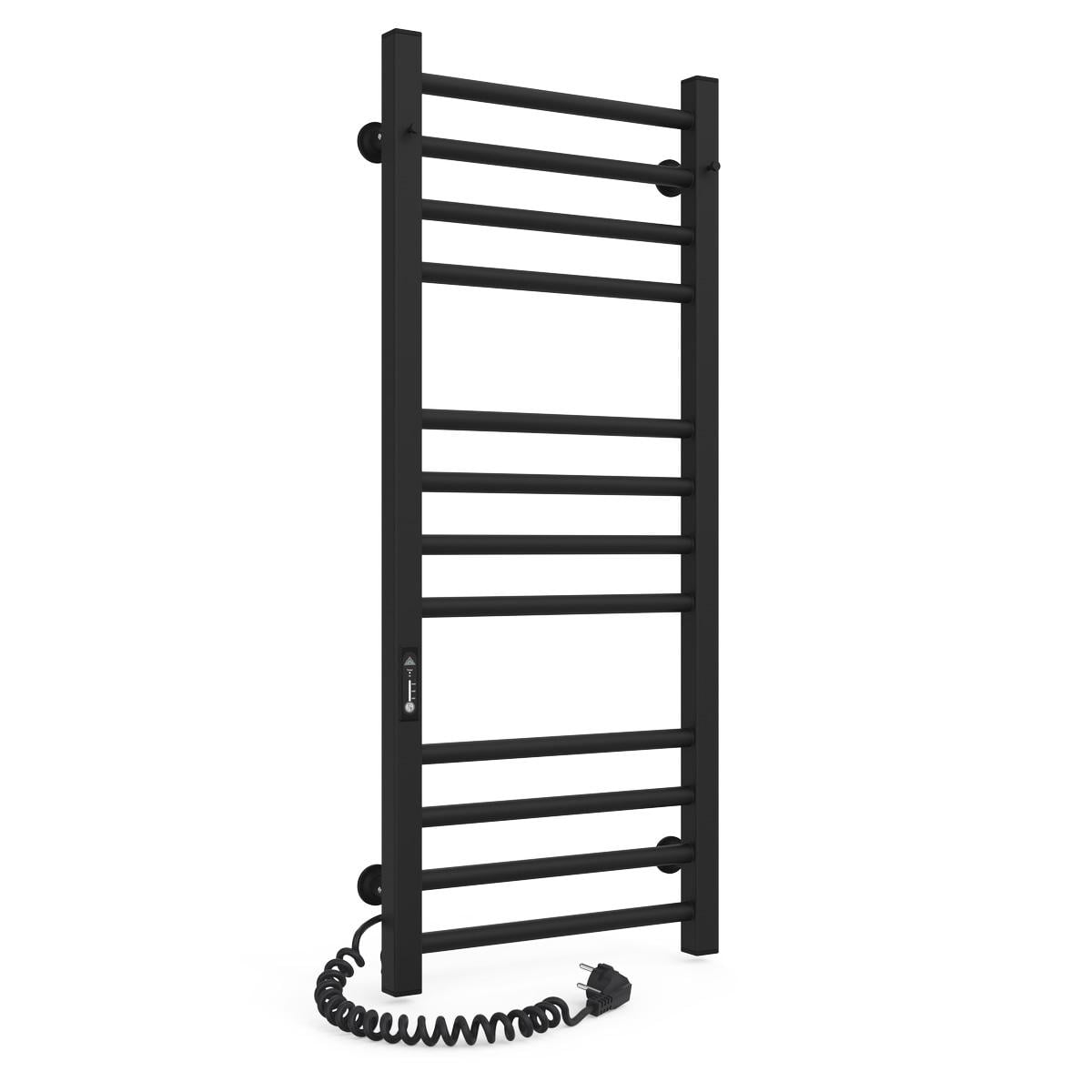 Полотенцесушитель электрический для ванной Laris Зебра Альфа ЧФЧ12 350х900 мм Е из стали Черный (147-127-73207652) Полотенцесушитель электрический для ванной Laris Зебра Альфа ЧФЧ12 350х900 мм Е из стали Черный (147-127-73207652)