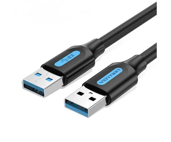 Кабель подовжувач Vention CONBF USB 3.0 Type-A Male to Type-A Male 1 м Black