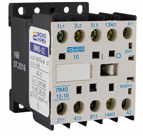 Контактор-пускатель АСКО-Укрем ПМ 0-12-10 M7 LC1-K1210 12А 220 B 1NO (A0040010041)