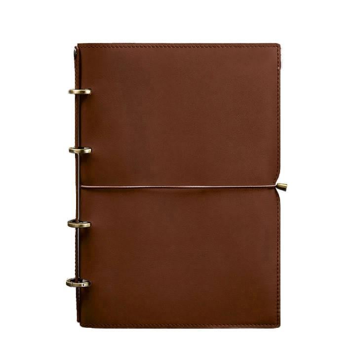 Блокнот кожаный Софт-бук 9.0 Краст А4 на кольцах в мягкой обложке Светло-коричневый (A-027499) - фото 1 Блокнот кожаный Софт-бук 9.0 Краст А4 на кольцах в мягкой обложке Светло-коричневый (A-027499) - фото 1