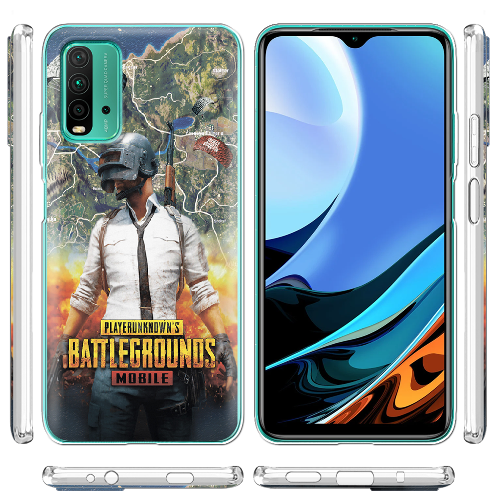 Чохол BoxFace Xiaomi Redmi 9T PUBG Mobile Прозорий силікон (41685-up2309-41685) - фото 3