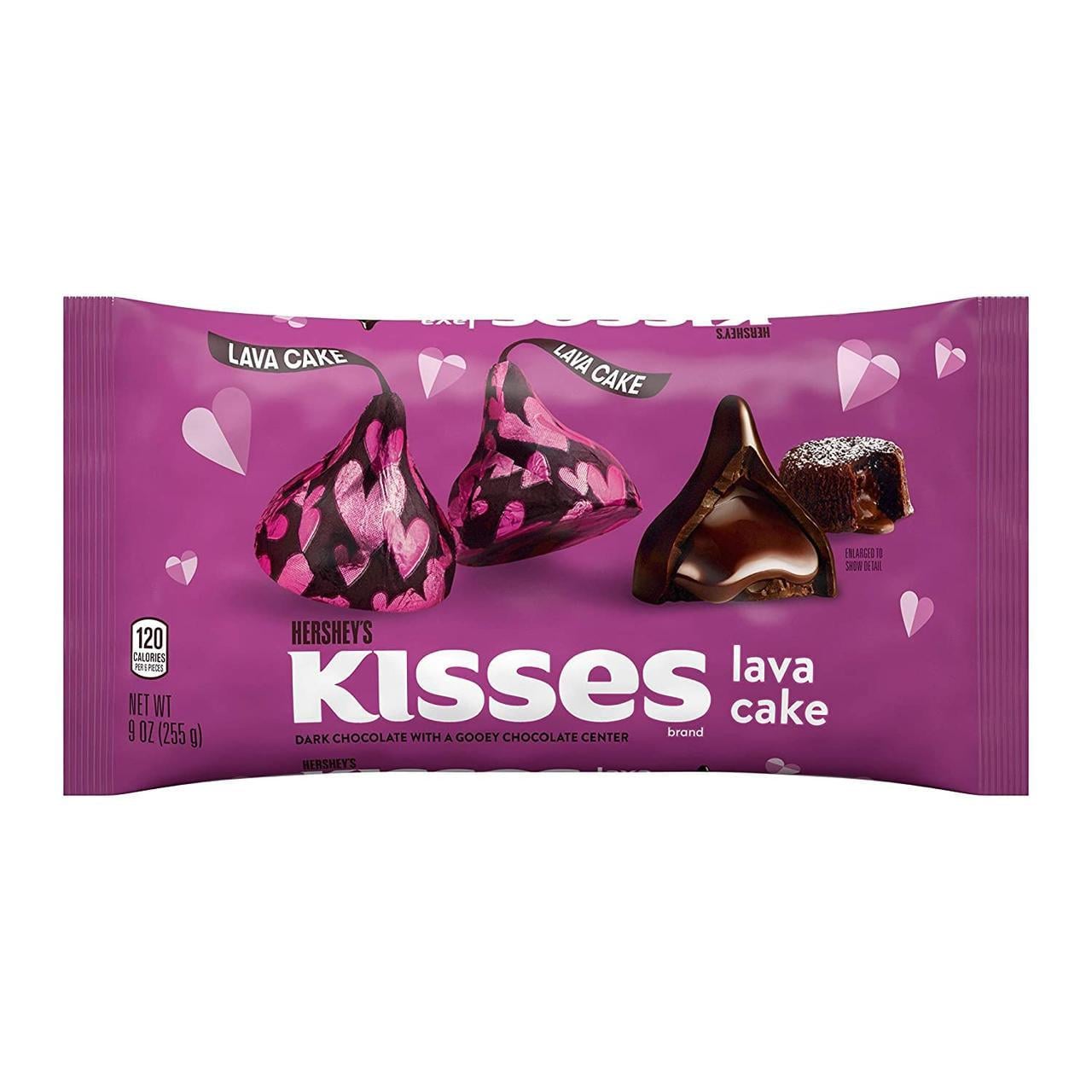 Конфеты Kisses Lava Dark Chocolate Cake 198 г (1572130354)