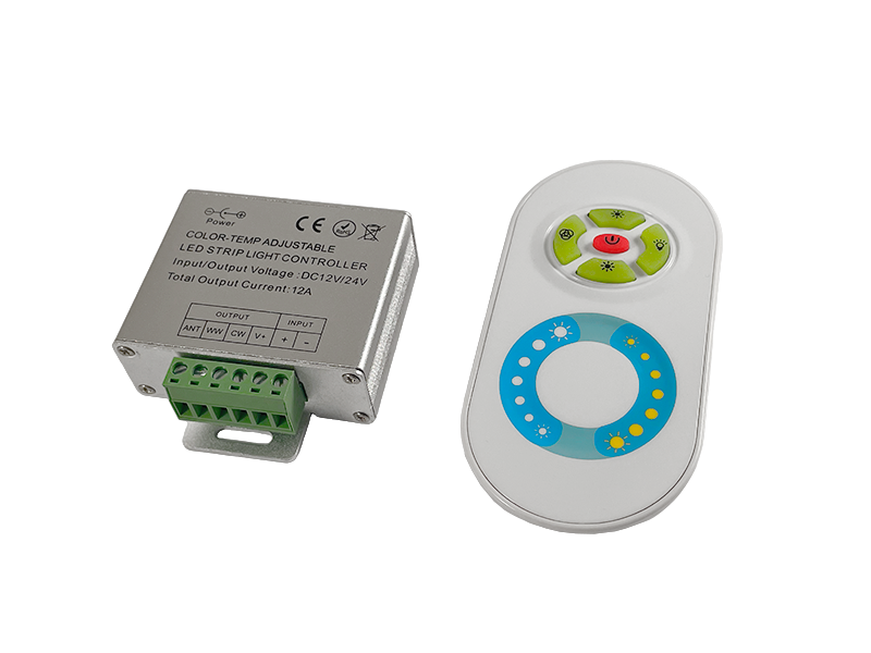 Контроллер CCT dual white радио сенсорный 12А WW+CW (1449)