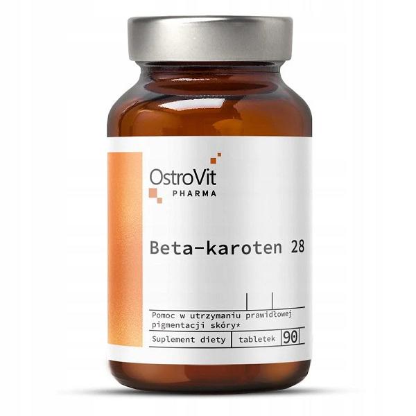 Вітаміни для спорту OstroVit Pharma Beta-karoten 28 90 таблеток (000020842)