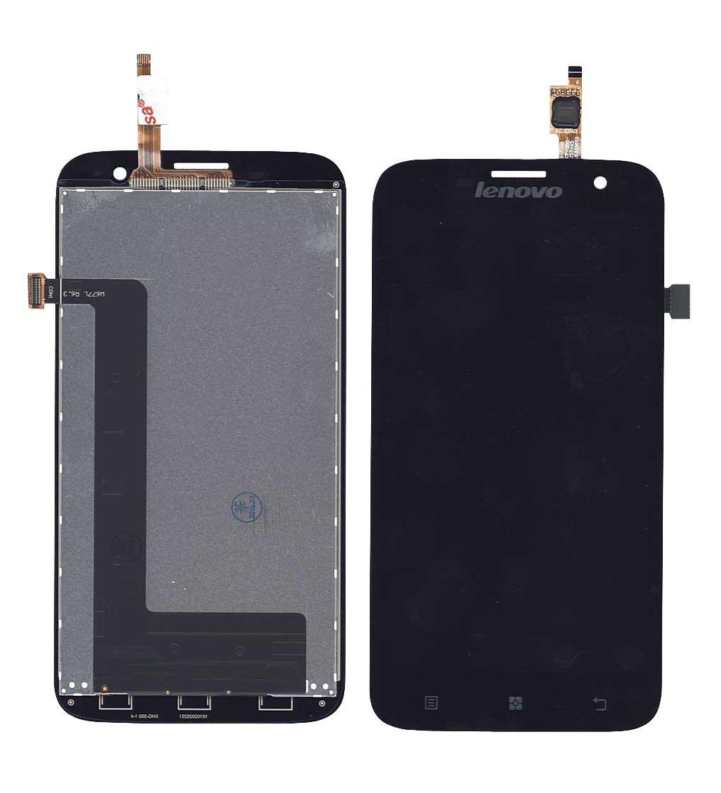 Матрица с тачскрином для телефона Lenovo IdeaPhone A859 Черный