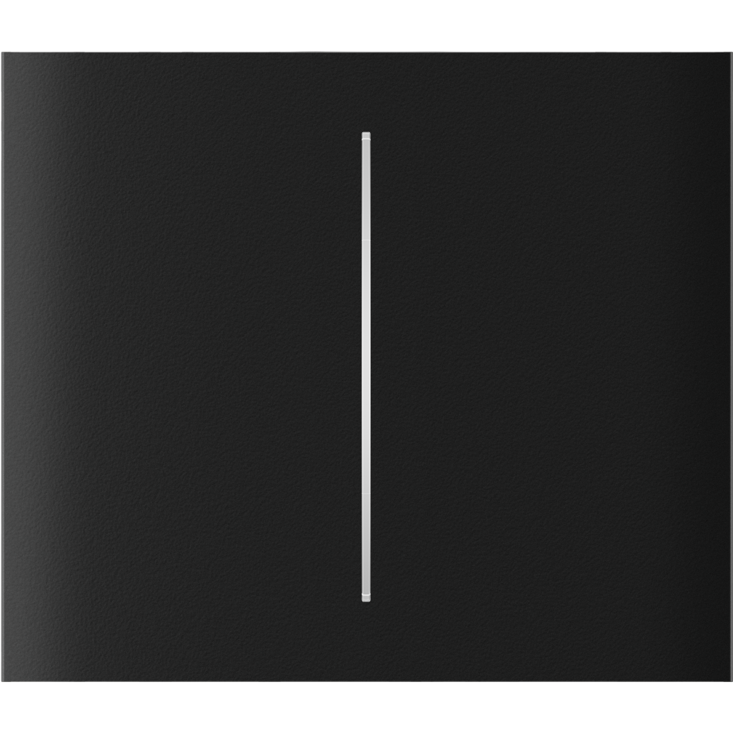 Кнопка центральная для двухклавишного выключателя Ajax CenterButton 2-Gang Vertical Black (17271)