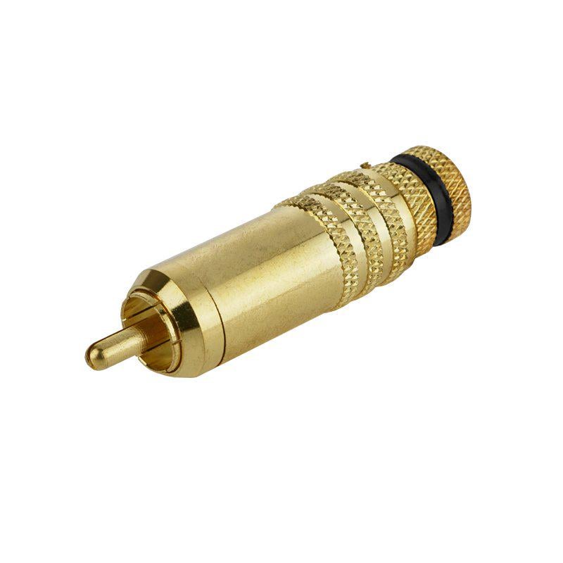 Штекер RCA 1 полоса Черный (A153058)