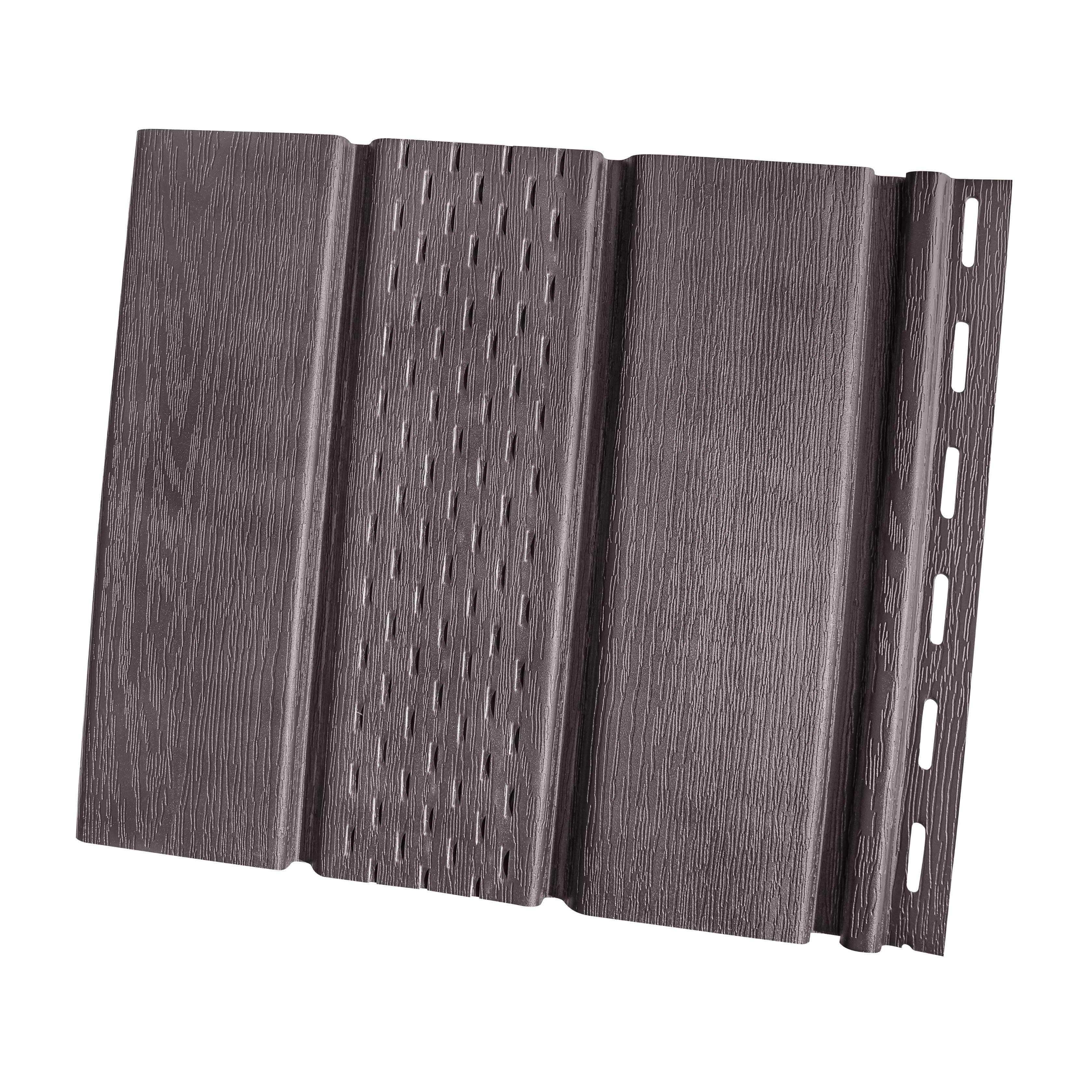 Софит Rainway с перфорацией 3х0,3м 0,9 м2 8019 Темно-коричневый (29544832)