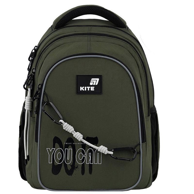 Рюкзак KITE Education teens Trust Yourself 40x29x17 см 20,5 л Зеленый (K26-8001M-2)
