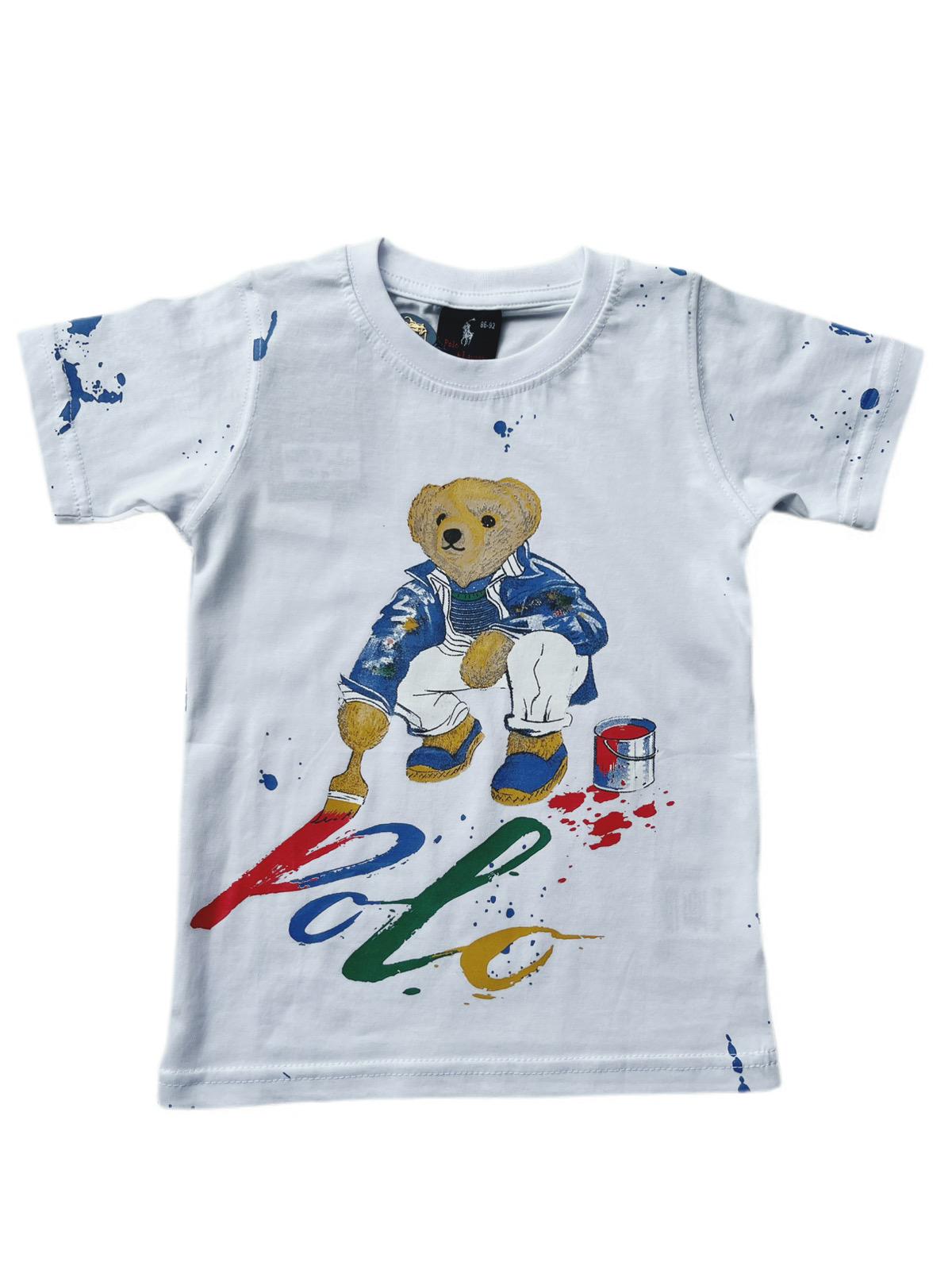 Костюм детский Polo Ralph Lauren футболка/шорты 13-14 лет 158-164 см Бело-черный (25669279) - фото 2