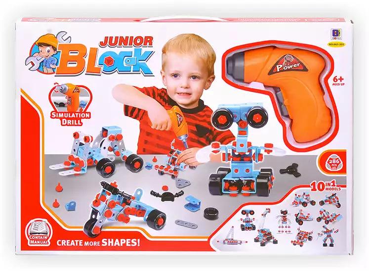 Конструктор 661-301 із шуруповертом 280 деталей (27476985)