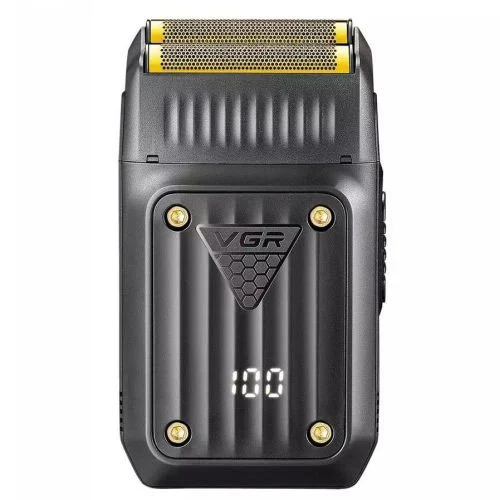 Електробритва VGR V-363 шейвер для сухого гоління з LED дисплеєм Чорний (ML-04646)