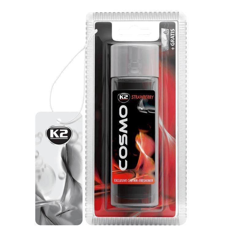 Ароматизатор-спрей K2 Cosmo Strawberry спрей и лист 50 мл (V206)