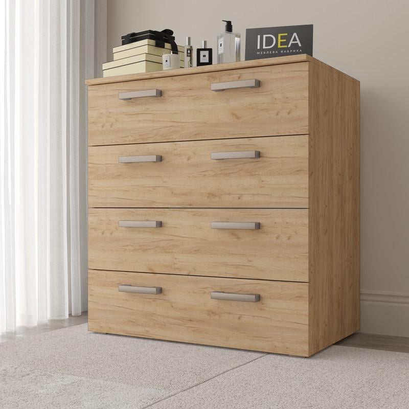 Комод Idea ТКБ-361.2 на 4 шухляди Дуб крафт (26718287) - фото 1