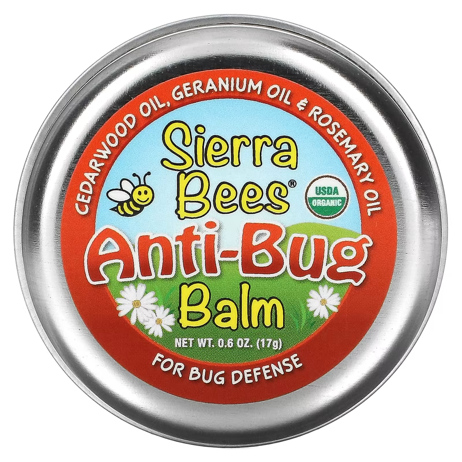 Бальзам Sierra Bees против насекомых с кедровым гераневым и розмариновым маслами 17 г