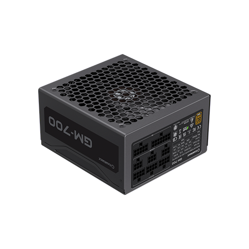 Блок питания GameMax GM‑700 700W ATX модульный 80 Plus Bronze 140 мм вентилятор Black (636817)