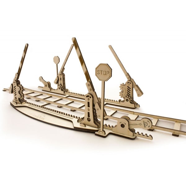 3D пазл механічний UGEARS «Рейки»